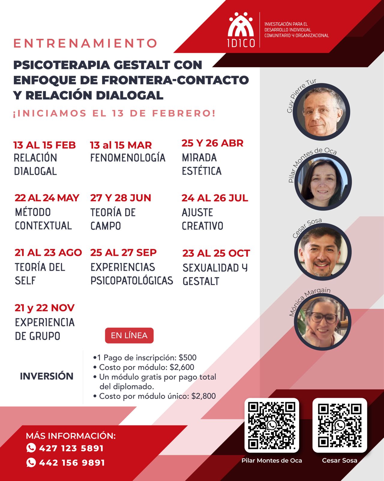 Idico psicoterapia gestalt con enfoque de frontera contacto 2025